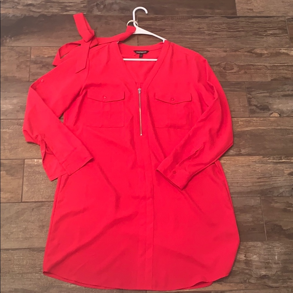 Express Utility Shirt Dress